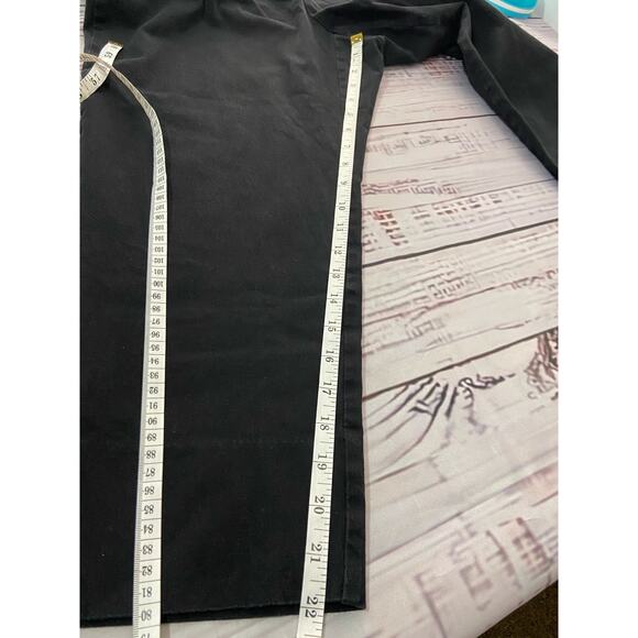 J.Jill Premium Bi Stretch Crop Pullon Pants Women 16p Mid Rise Black Cotton - Picture 7 of 12